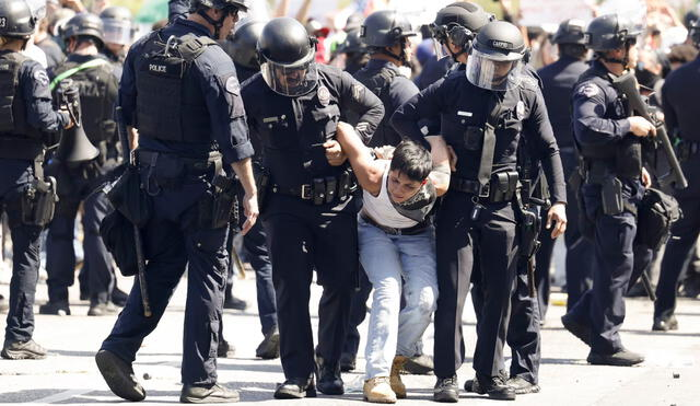 Protestas migrantes en Los Ángeles