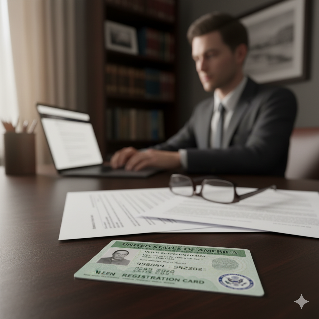 Residencia, green card