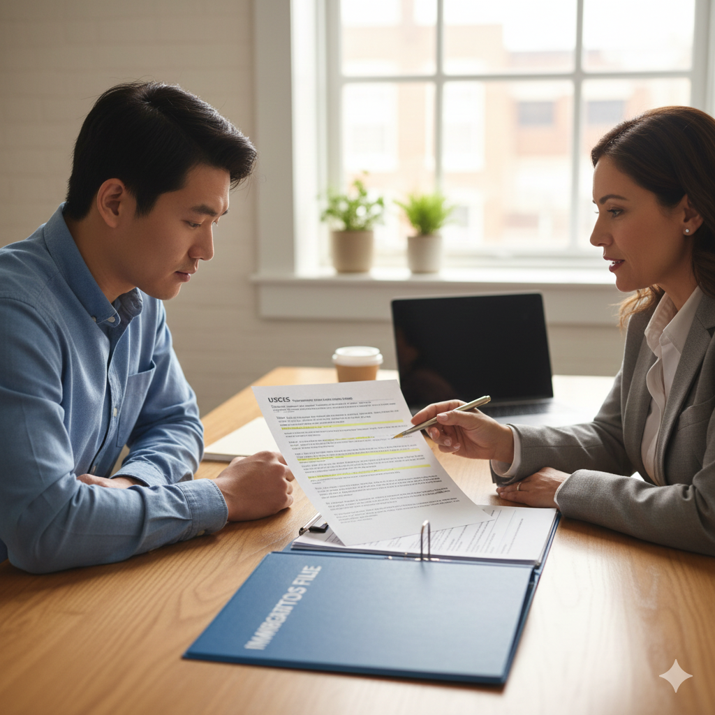 Asesoría para evitar errores en formularios de USCIS en Adriana’s Immigration.