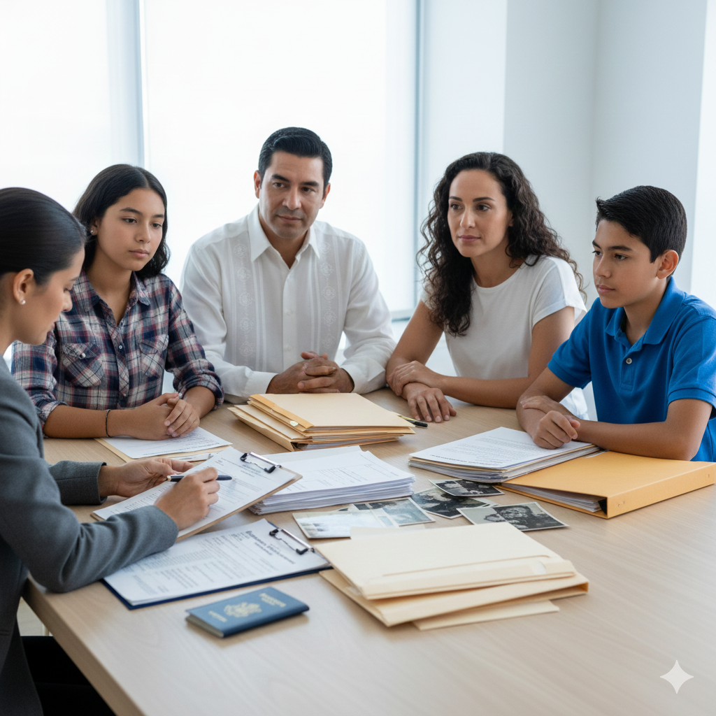 Revisión de qué tipo de información guarda inmigración sobre mi antes de un trámite