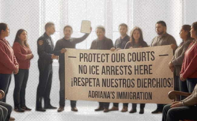 Arrestos de ICE en los juzgados de California: el proyecto de ley que busca proteger a quienes acuden a la corte