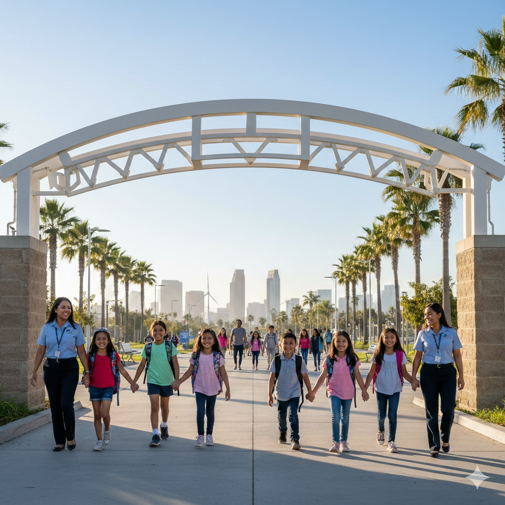 Entrada de ICE a las escuela