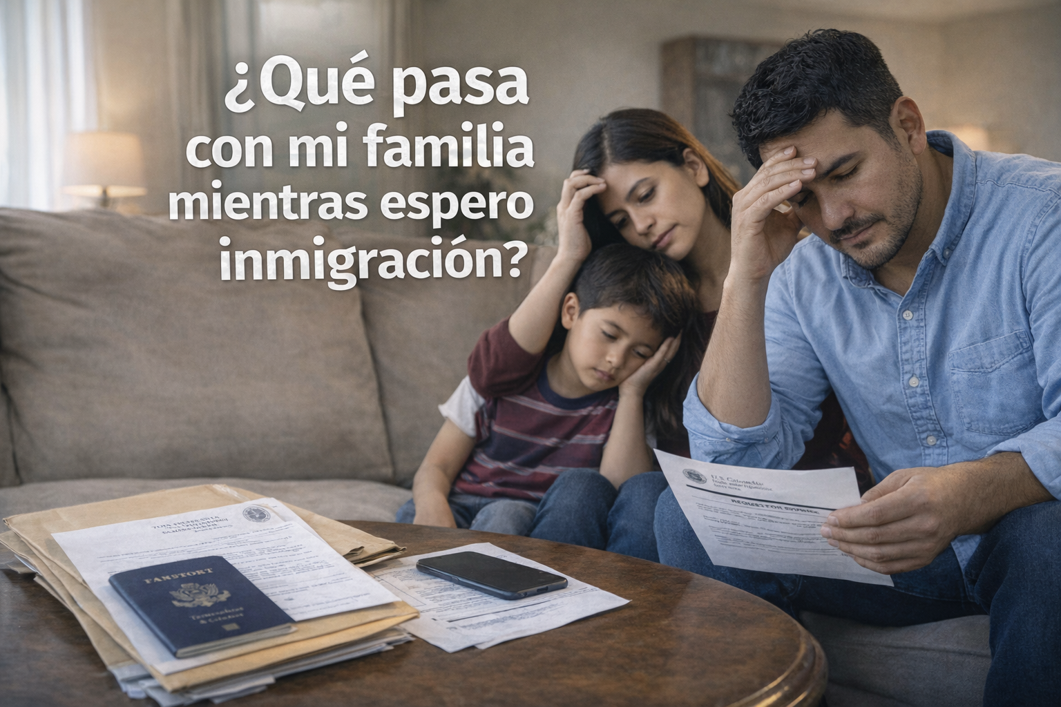 Qué pasa con mi familia mientras espero inmigración
